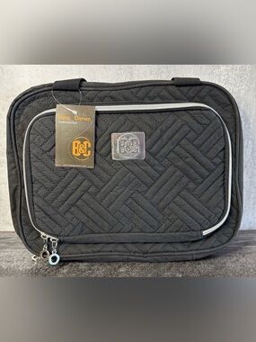 NWT Bang & Carsen Large Black Quilted Hanging Travel Organizer